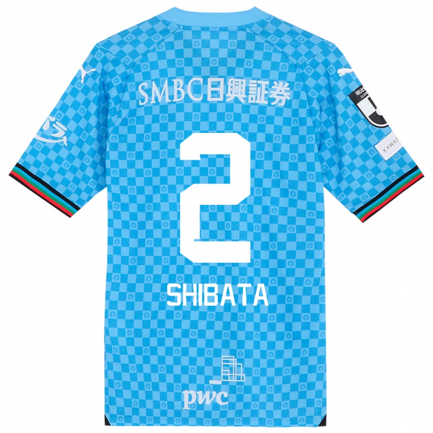 Niño Camiseta Shotaro Shibata #2 Azul Celeste 1ª Equipación 2024/25 La Camisa Chile