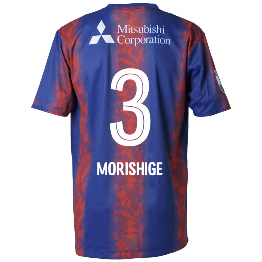 Niño Camiseta Masato Morishige #3 Azul Rojo 1ª Equipación 2024/25 La Camisa Chile