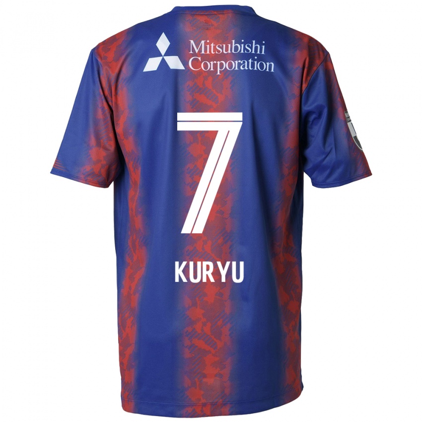 Niño Camiseta Kuryu Matsuki #7 Azul Rojo 1ª Equipación 2024/25 La Camisa Chile