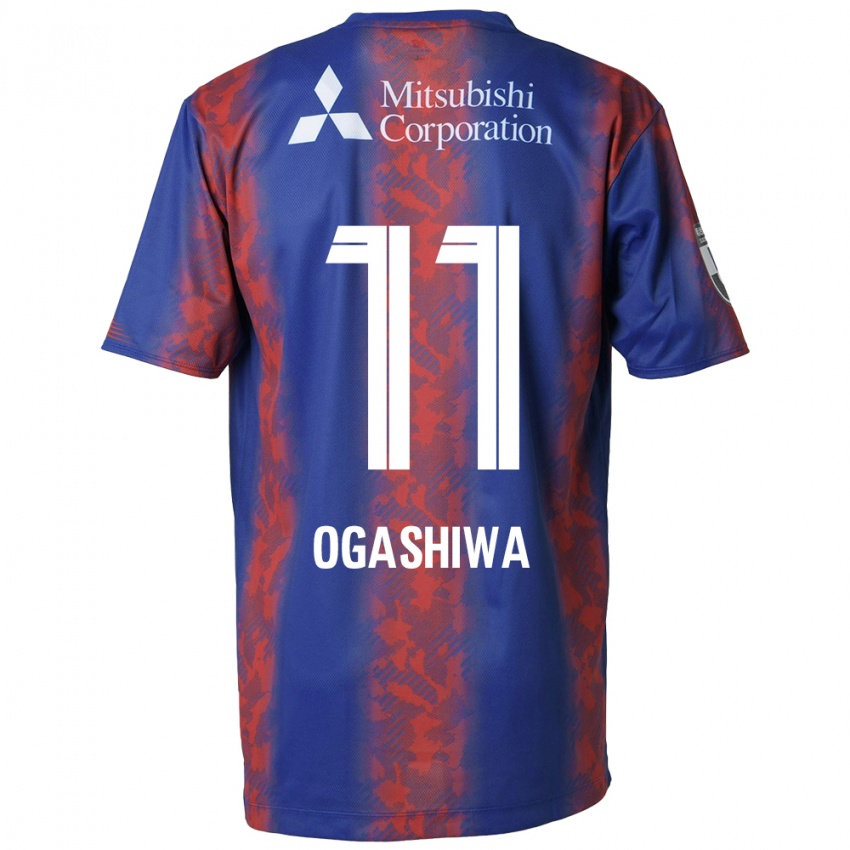 Niño Camiseta Tsuyoshi Ogashiwa #11 Azul Rojo 1ª Equipación 2024/25 La Camisa Chile