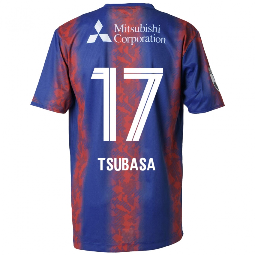 Niño Camiseta Tsubasa Terayama #17 Azul Rojo 1ª Equipación 2024/25 La Camisa Chile