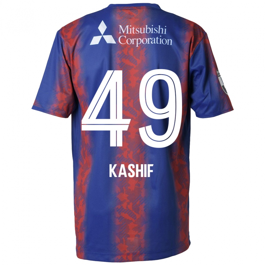 Niño Camiseta Kashif Bangnagande #49 Azul Rojo 1ª Equipación 2024/25 La Camisa Chile