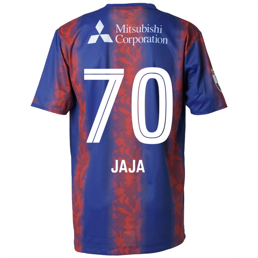 Niño Camiseta Jája Silva #70 Azul Rojo 1ª Equipación 2024/25 La Camisa Chile