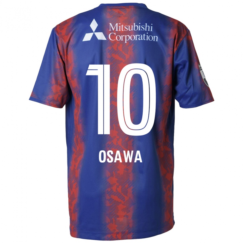 Niño Camiseta Shuzo Osawa #10 Azul Rojo 1ª Equipación 2024/25 La Camisa Chile