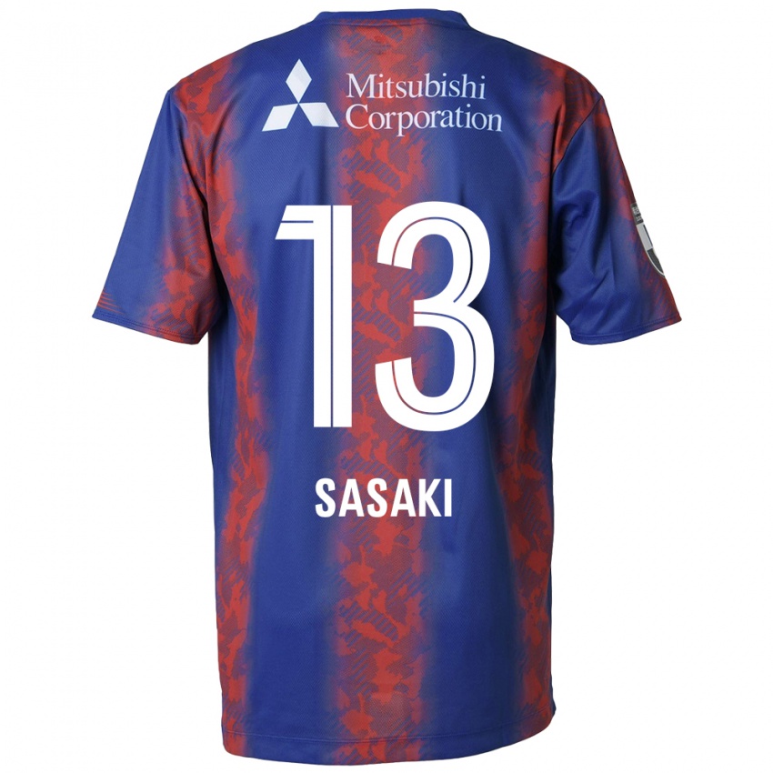 Niño Camiseta Shoei Sasaki #13 Azul Rojo 1ª Equipación 2024/25 La Camisa Chile