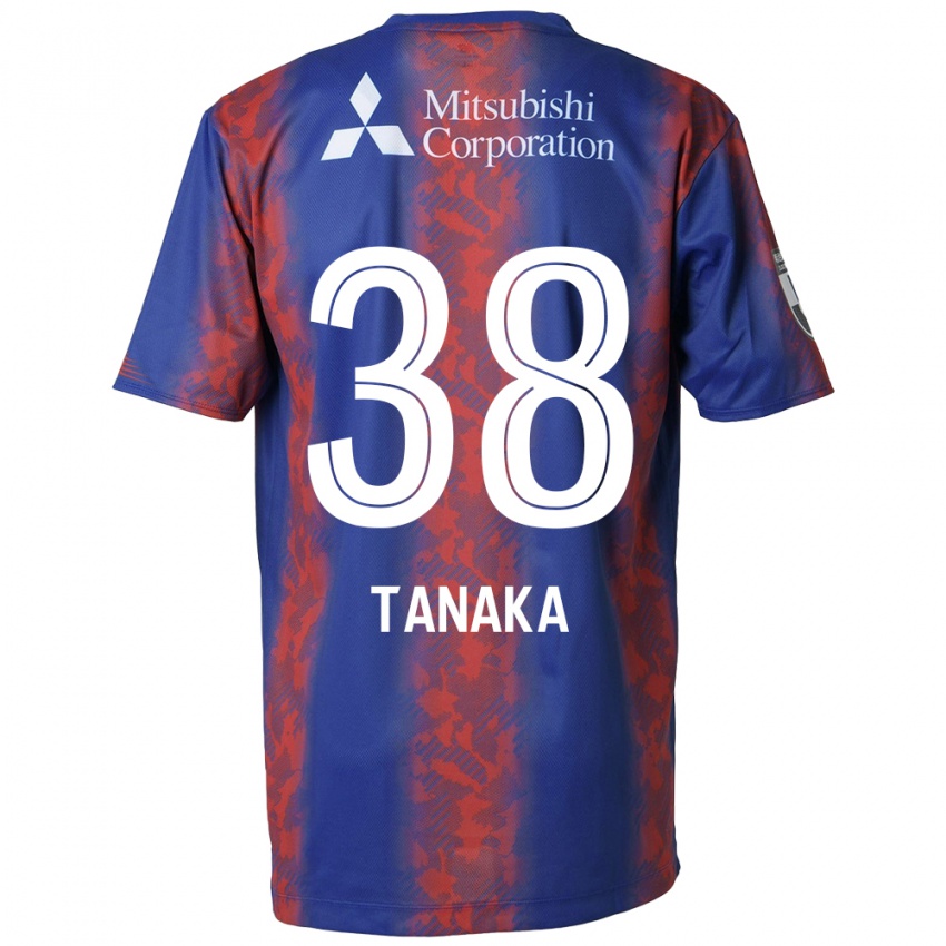 Niño Camiseta Kio Tanaka #38 Azul Rojo 1ª Equipación 2024/25 La Camisa Chile