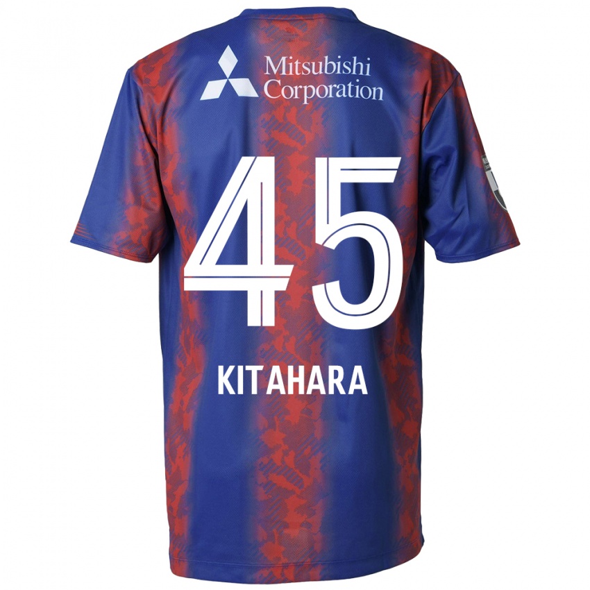 Niño Camiseta Maki Kitahara #45 Azul Rojo 1ª Equipación 2024/25 La Camisa Chile