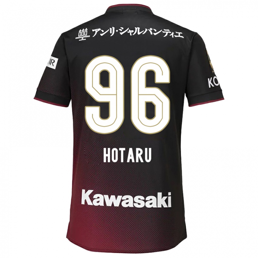 Niño Camiseta Hotaru Yamaguchi #96 Negro Rojo 1ª Equipación 2024/25 La Camisa Chile