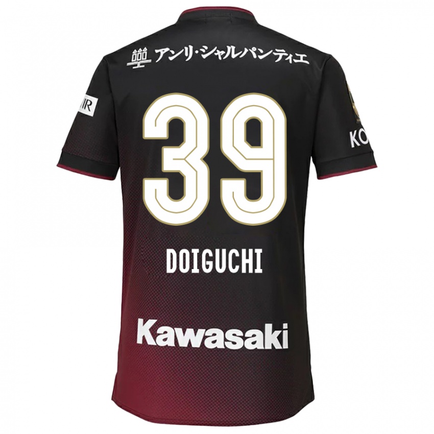 Niño Camiseta Ritsu Doiguchi #39 Negro Rojo 1ª Equipación 2024/25 La Camisa Chile