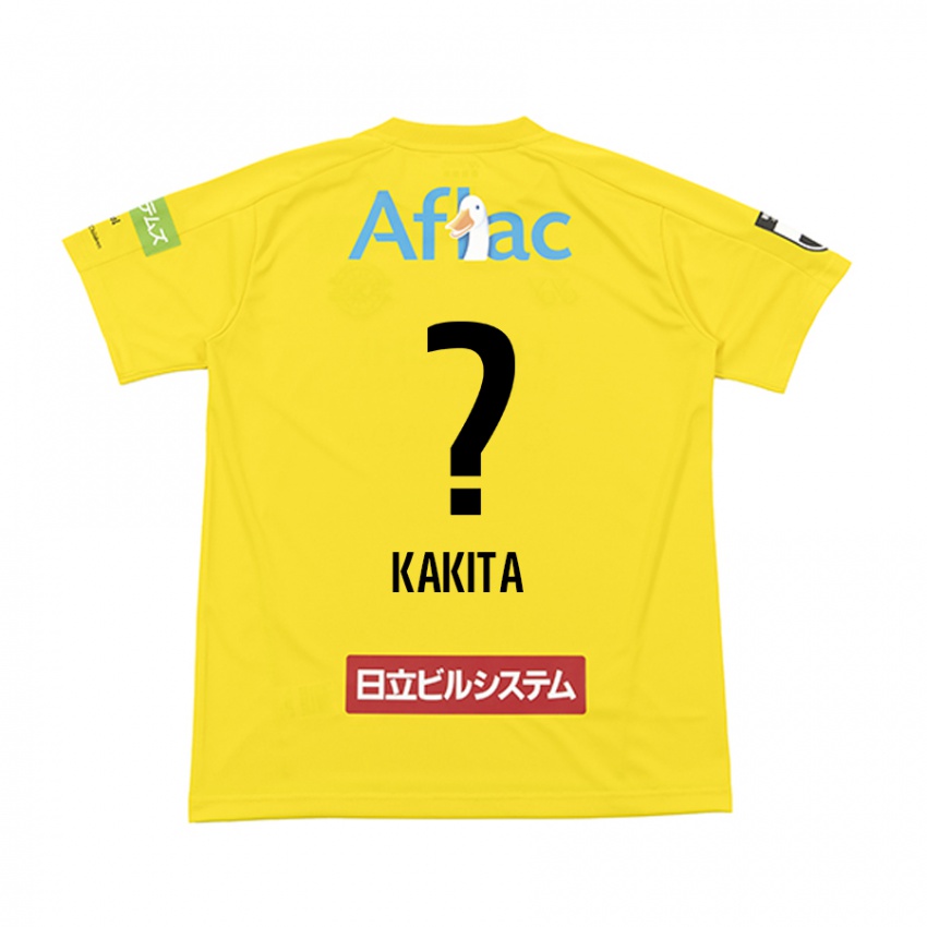 Niño Camiseta Yuki Kakita #0 Amarillo Negro 1ª Equipación 2024/25 La Camisa Chile