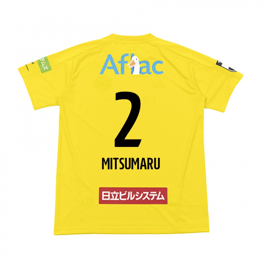 Niño Camiseta Hiromu Mitsumaru #2 Amarillo Negro 1ª Equipación 2024/25 La Camisa Chile