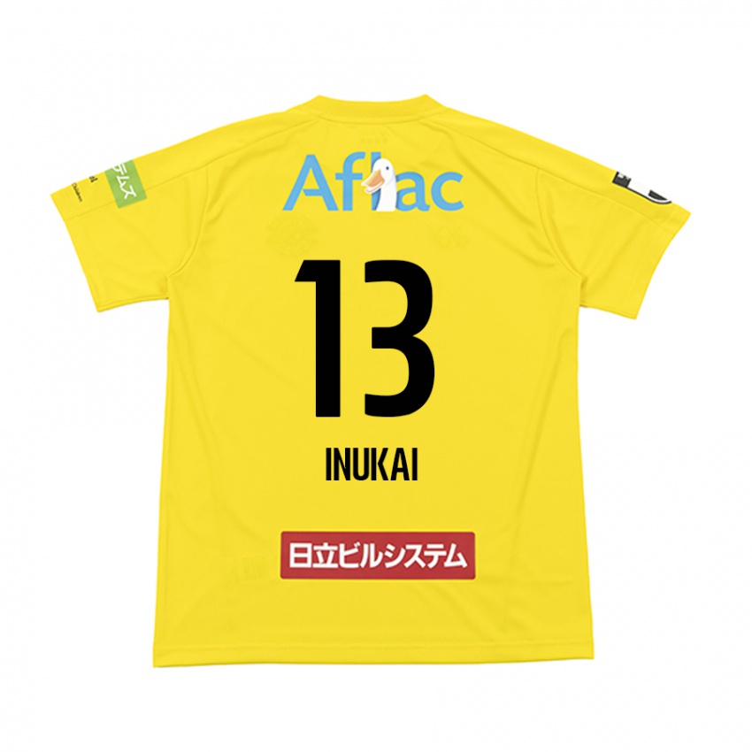 Niño Camiseta Tomoya Inukai #13 Amarillo Negro 1ª Equipación 2024/25 La Camisa Chile