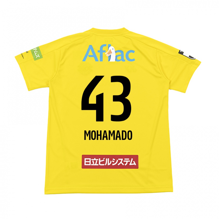 Niño Camiseta Faruzansana Mohamado #43 Amarillo Negro 1ª Equipación 2024/25 La Camisa Chile