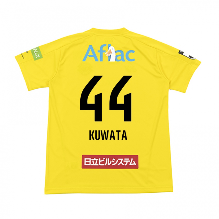 Niño Camiseta Taisei Kuwata #44 Amarillo Negro 1ª Equipación 2024/25 La Camisa Chile