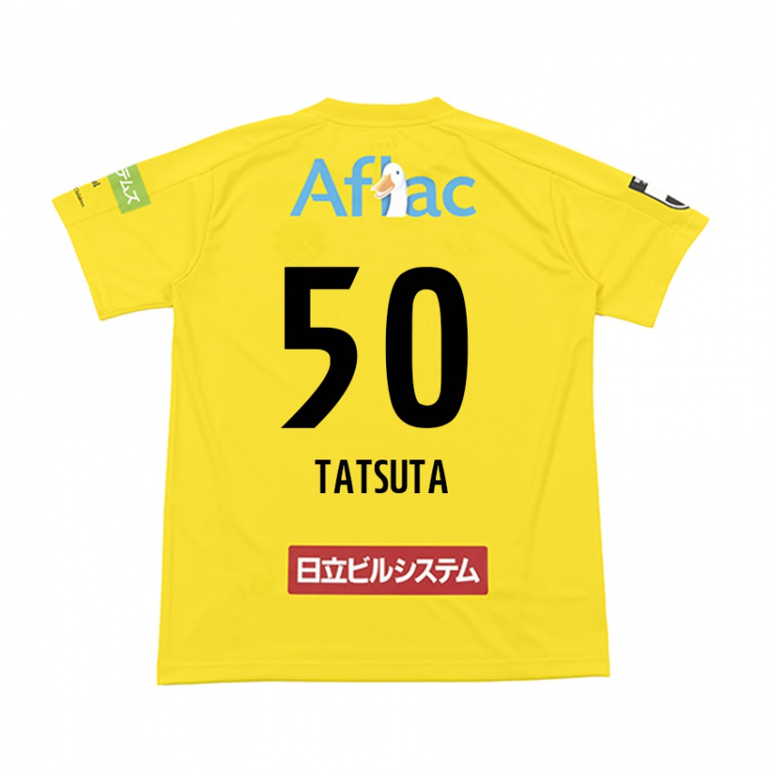 Niño Camiseta Yugo Tatsuta #50 Amarillo Negro 1ª Equipación 2024/25 La Camisa Chile