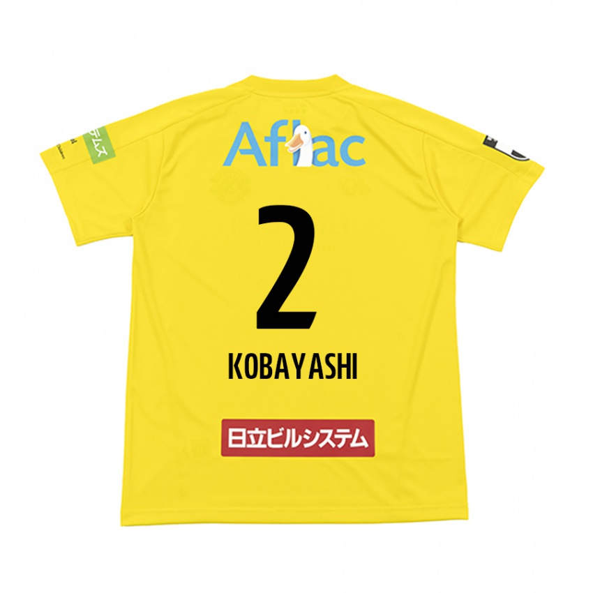 Niño Camiseta Kensei Kobayashi #2 Amarillo Negro 1ª Equipación 2024/25 La Camisa Chile