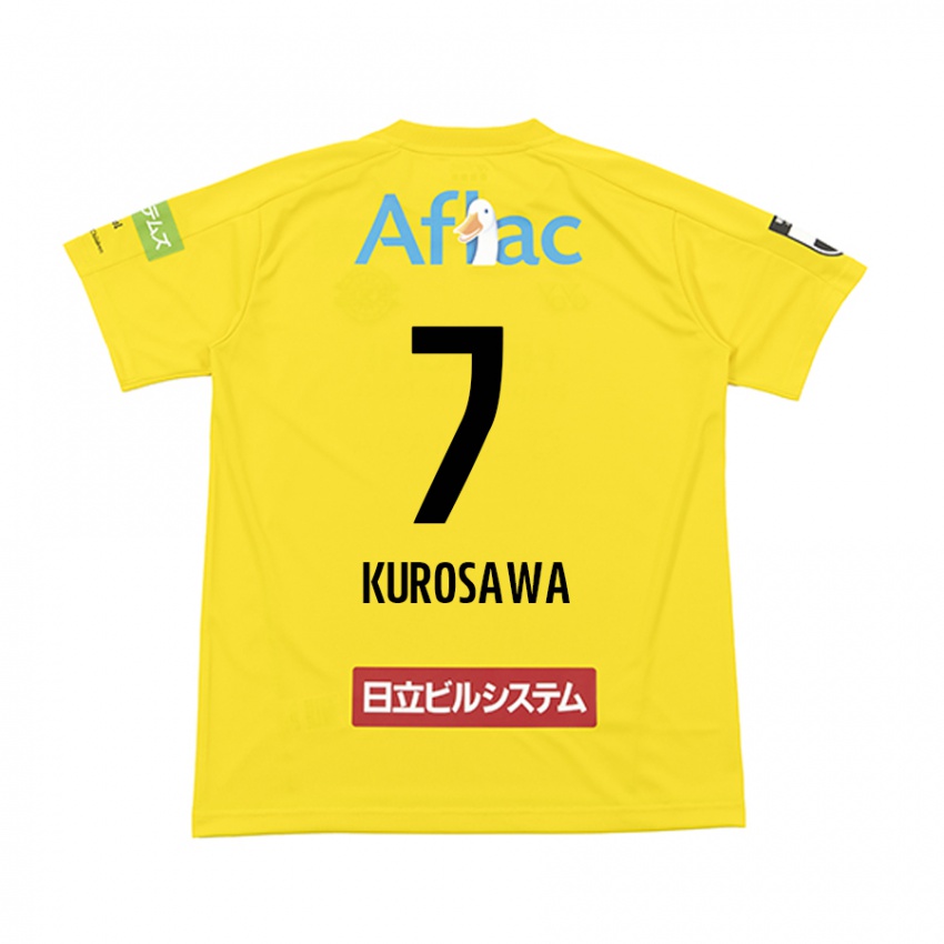 Niño Camiseta Shido Kurosawa #7 Amarillo Negro 1ª Equipación 2024/25 La Camisa Chile