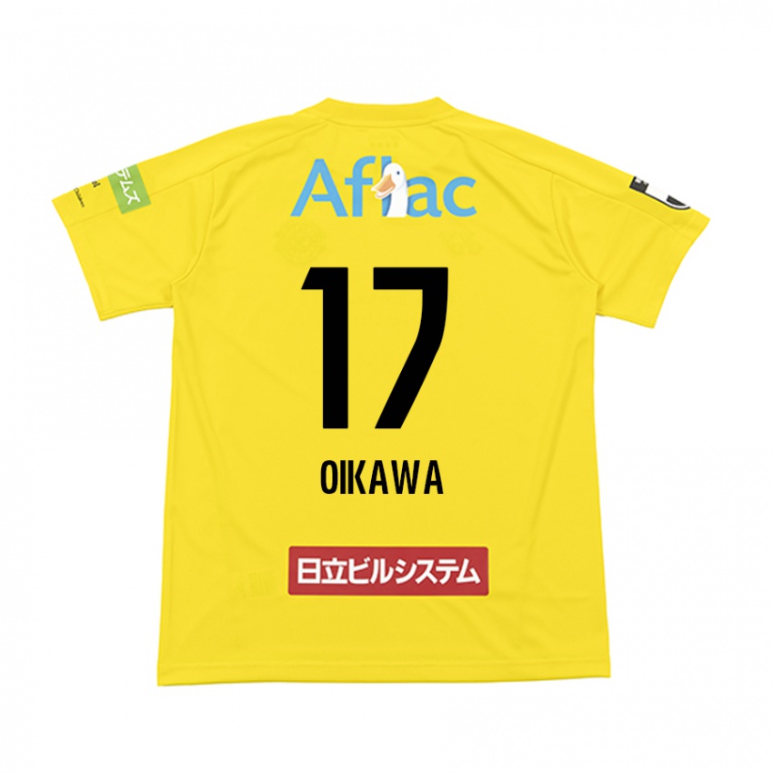 Niño Camiseta Koki Oikawa #17 Amarillo Negro 1ª Equipación 2024/25 La Camisa Chile