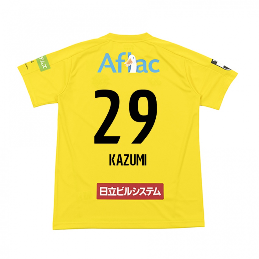 Niño Camiseta Takuto Kazumi #29 Amarillo Negro 1ª Equipación 2024/25 La Camisa Chile