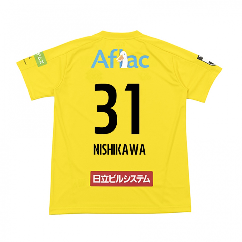 Niño Camiseta Genki Nishikawa #31 Amarillo Negro 1ª Equipación 2024/25 La Camisa Chile