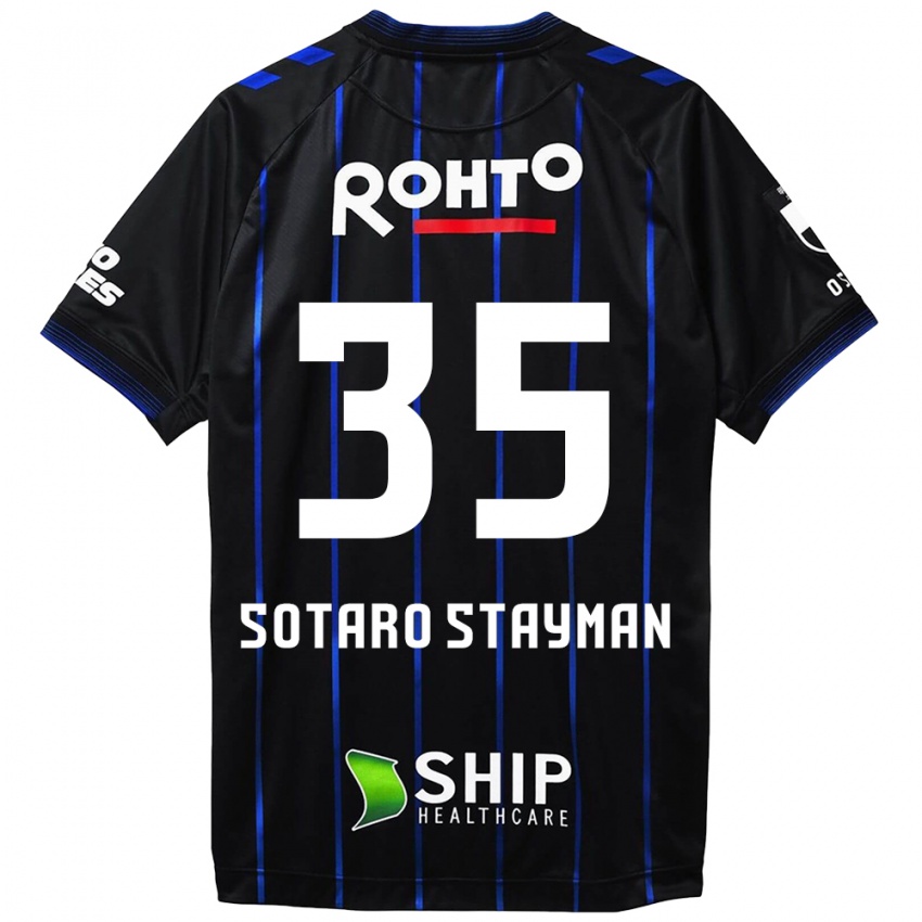 Niño Camiseta Joshua Sotaro Stayman #35 Azul Negro 1ª Equipación 2024/25 La Camisa Chile