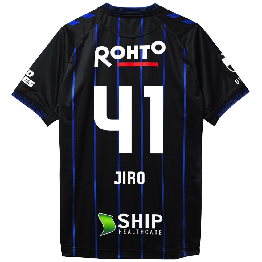 Niño Camiseta Jiro Nakamura #41 Azul Negro 1ª Equipación 2024/25 La Camisa Chile