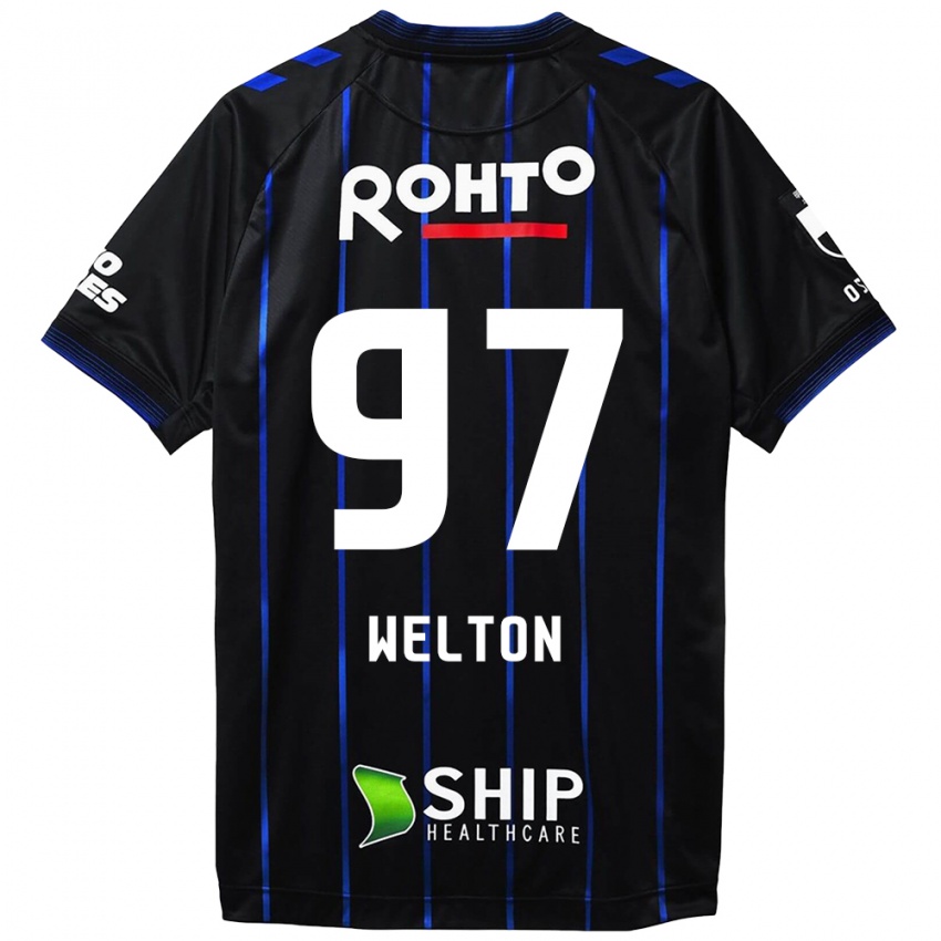 Niño Camiseta Welton #97 Azul Negro 1ª Equipación 2024/25 La Camisa Chile