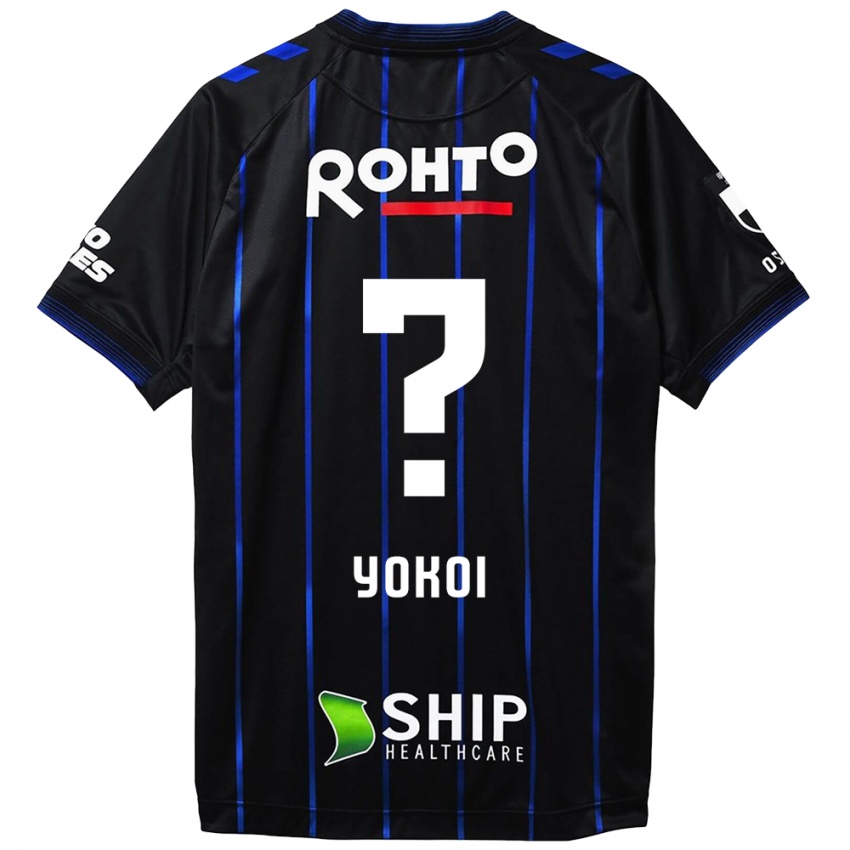 Niño Camiseta Yuya Yokoi #0 Azul Negro 1ª Equipación 2024/25 La Camisa Chile