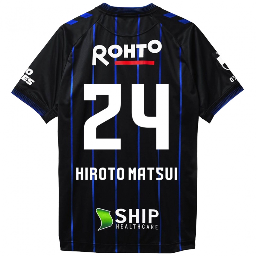 Niño Camiseta Elijah Hiroto Matsui #24 Azul Negro 1ª Equipación 2024/25 La Camisa Chile