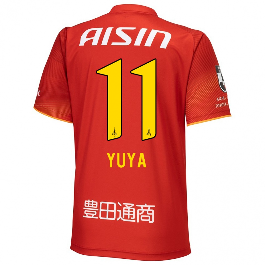 Niño Camiseta Yuya Yamagishi #11 Rojo Blanco Amarillo 1ª Equipación 2024/25 La Camisa Chile