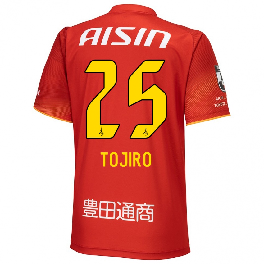 Niño Camiseta Tojiro Kubo #25 Rojo Blanco Amarillo 1ª Equipación 2024/25 La Camisa Chile