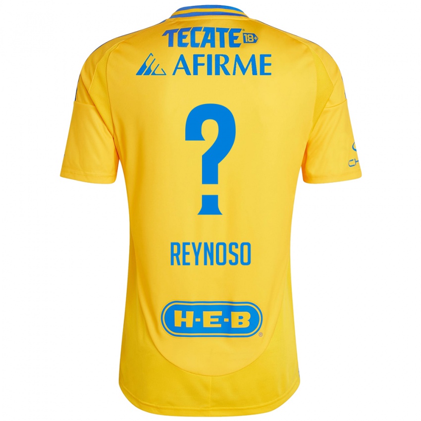 Niño Camiseta Omar Reynoso #0 Oro Amarillo 1ª Equipación 2024/25 La Camisa Chile