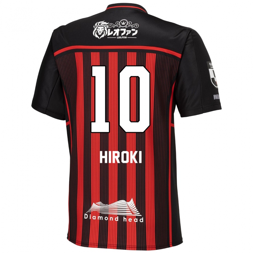 Niño Camiseta Hiroki Miyazawa #10 Negro Rojo 1ª Equipación 2024/25 La Camisa Chile