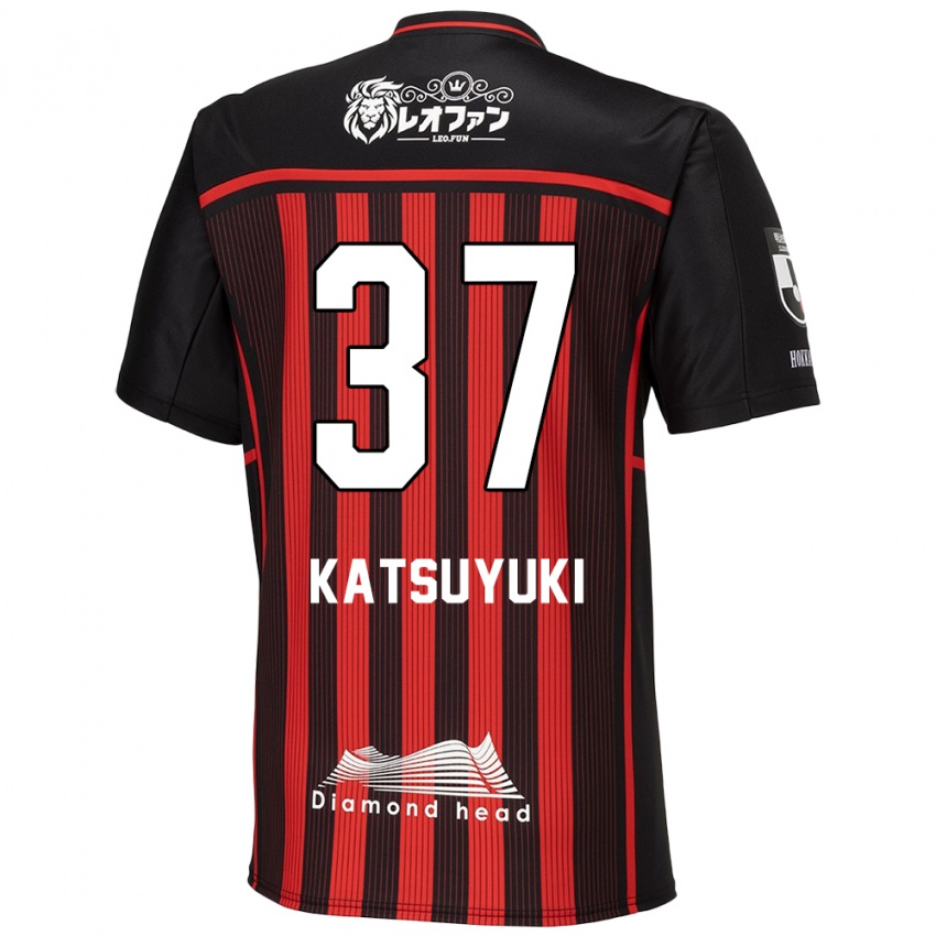 Niño Camiseta Katsuyuki Tanaka #37 Negro Rojo 1ª Equipación 2024/25 La Camisa Chile