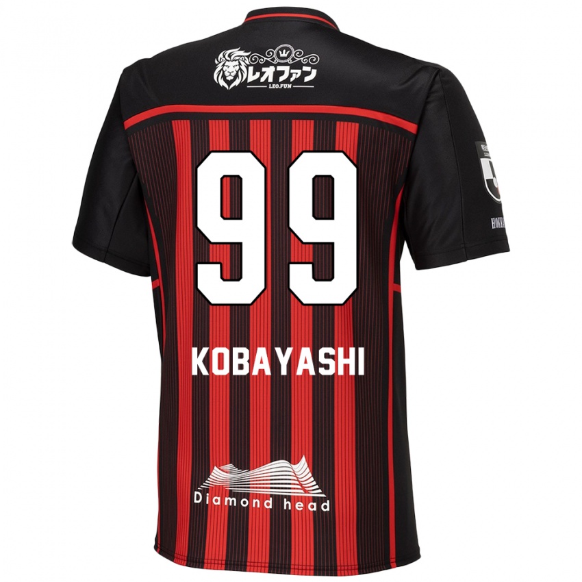 Niño Camiseta Yuki Kobayashi #99 Negro Rojo 1ª Equipación 2024/25 La Camisa Chile