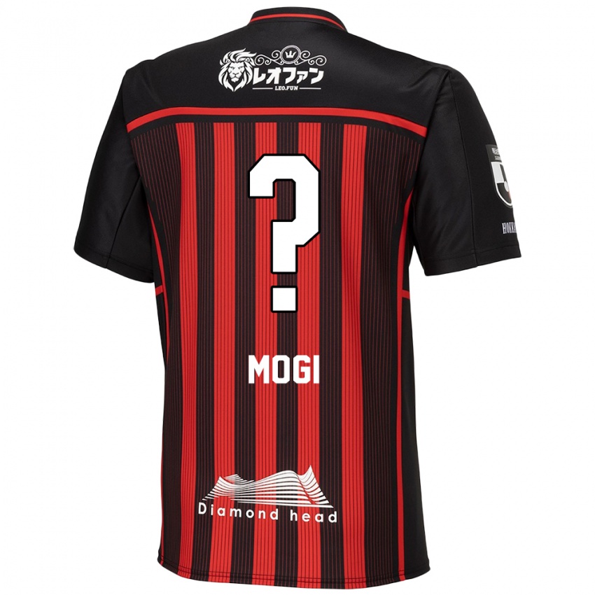 Niño Camiseta Katsuyuki Mogi #0 Negro Rojo 1ª Equipación 2024/25 La Camisa Chile