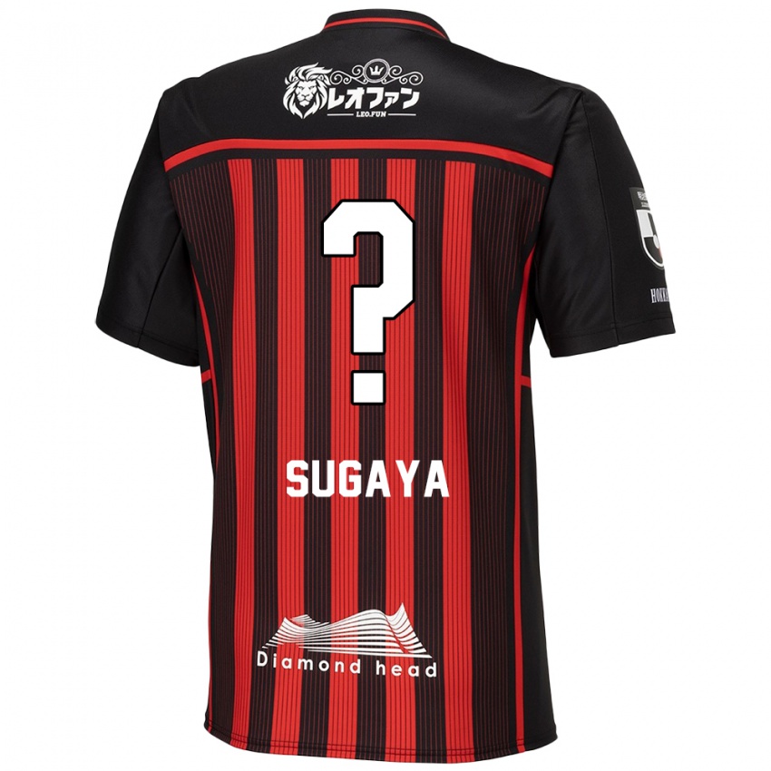 Niño Camiseta Shuto Sugaya #0 Negro Rojo 1ª Equipación 2024/25 La Camisa Chile