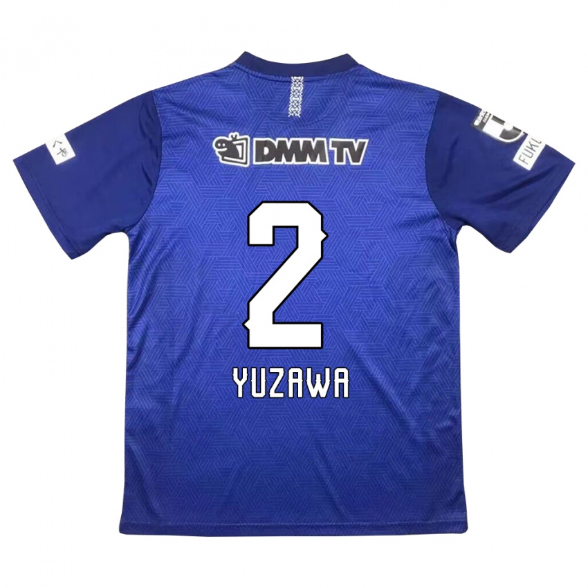 Niño Camiseta Masato Yuzawa #2 Azul Oscuro 1ª Equipación 2024/25 La Camisa Chile