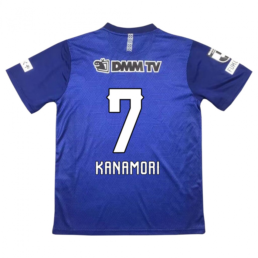 Niño Camiseta Takeshi Kanamori #7 Azul Oscuro 1ª Equipación 2024/25 La Camisa Chile