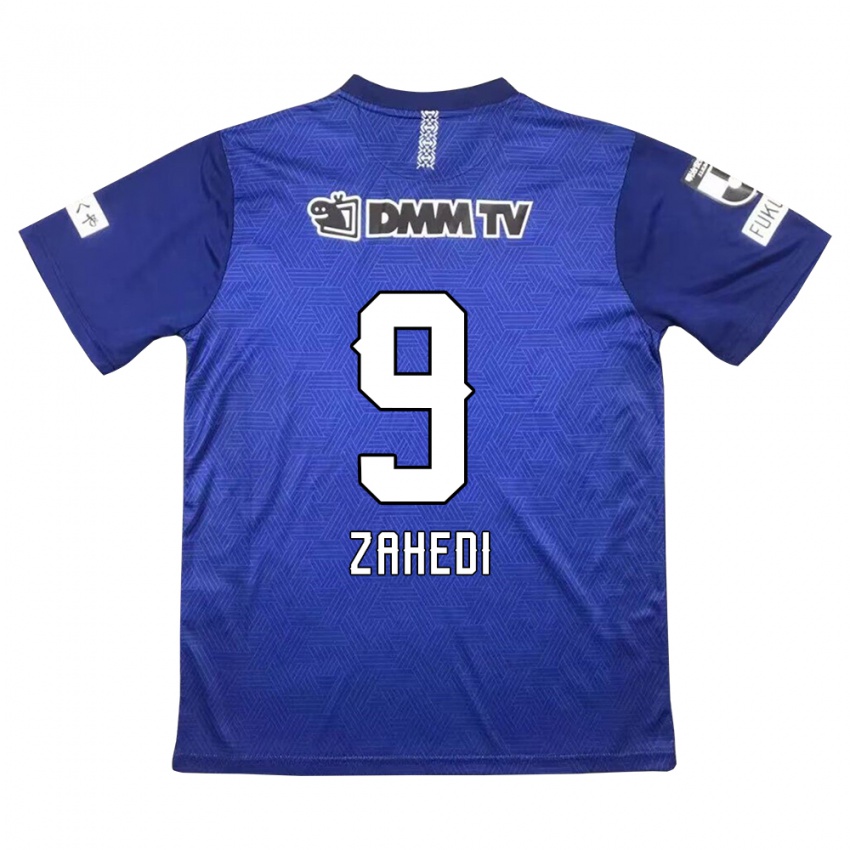 Niño Camiseta Shahab Zahedi #9 Azul Oscuro 1ª Equipación 2024/25 La Camisa Chile