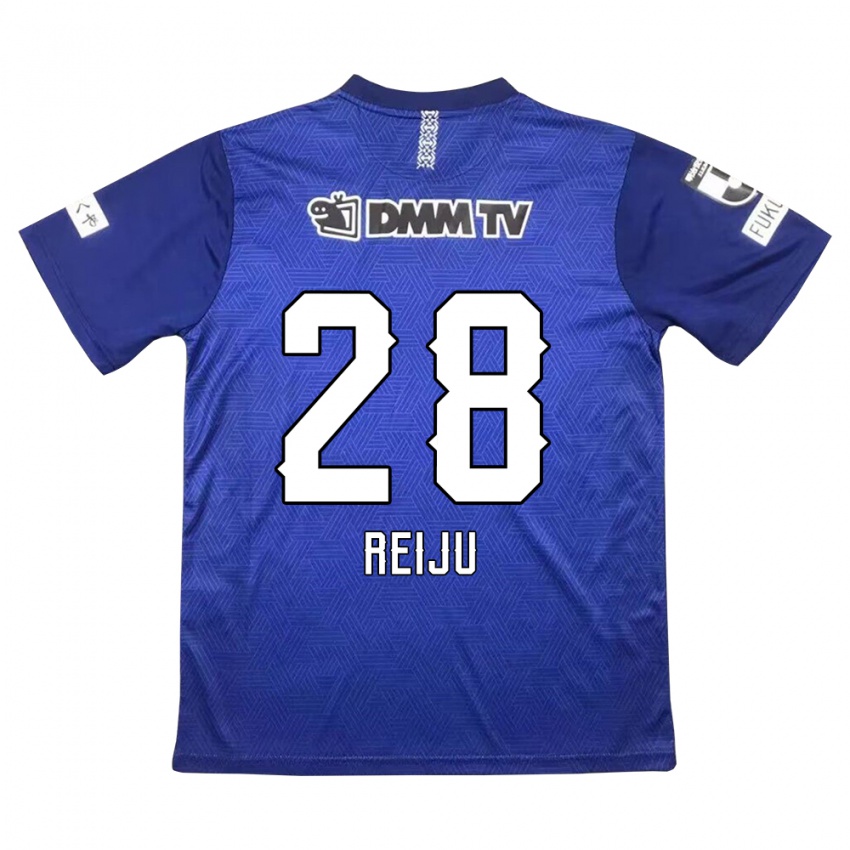 Niño Camiseta Reiju Tsuruno #28 Azul Oscuro 1ª Equipación 2024/25 La Camisa Chile