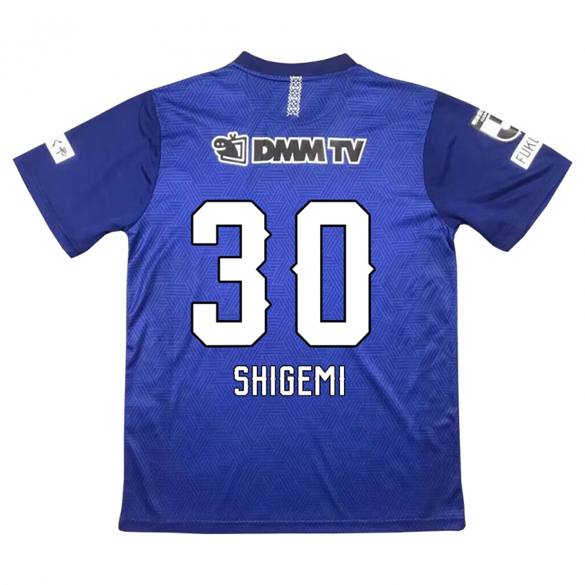 Niño Camiseta Masato Shigemi #30 Azul Oscuro 1ª Equipación 2024/25 La Camisa Chile