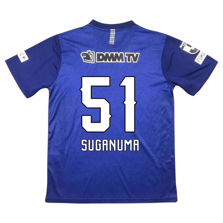 Niño Camiseta Kazuaki Suganuma #51 Azul Oscuro 1ª Equipación 2024/25 La Camisa Chile