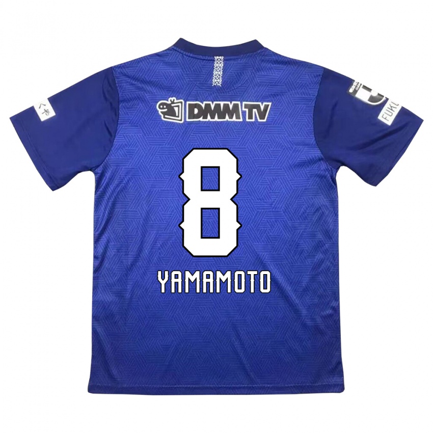 Niño Camiseta Shunsuke Yamamoto #8 Azul Oscuro 1ª Equipación 2024/25 La Camisa Chile