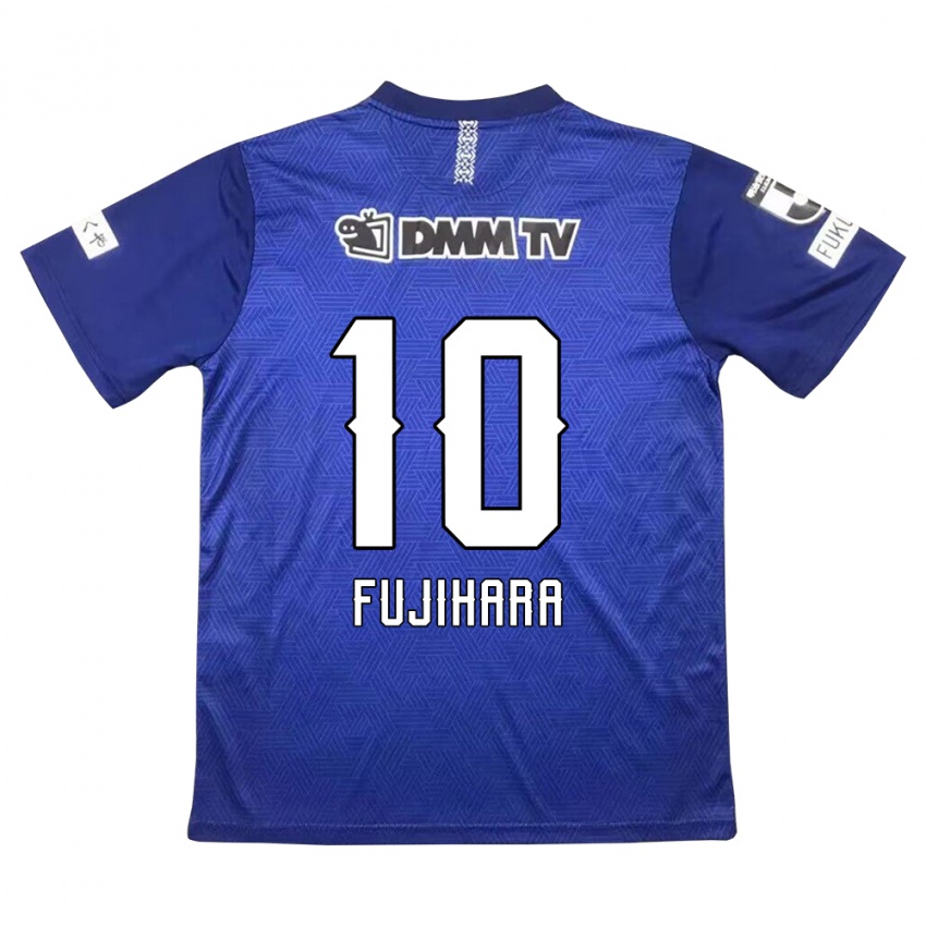 Niño Camiseta Naoatsu Fujihara #10 Azul Oscuro 1ª Equipación 2024/25 La Camisa Chile