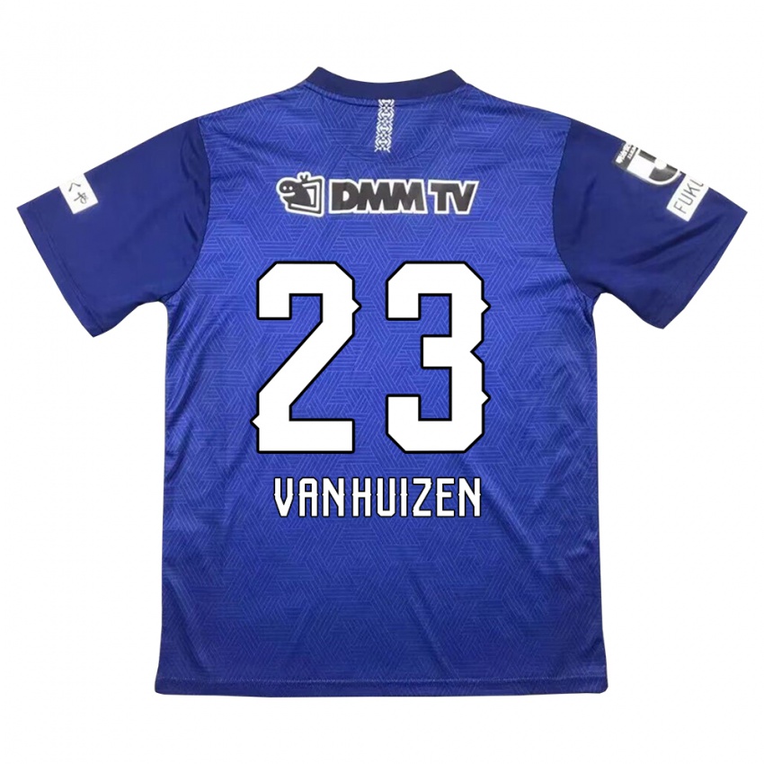 Niño Camiseta Haruki Christopher Van Huizen #23 Azul Oscuro 1ª Equipación 2024/25 La Camisa Chile