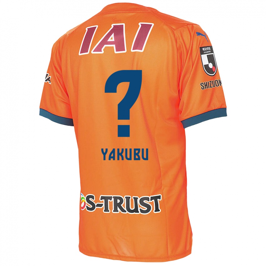 Niño Camiseta Aziz Yakubu #0 Naranja Azul 1ª Equipación 2024/25 La Camisa Chile