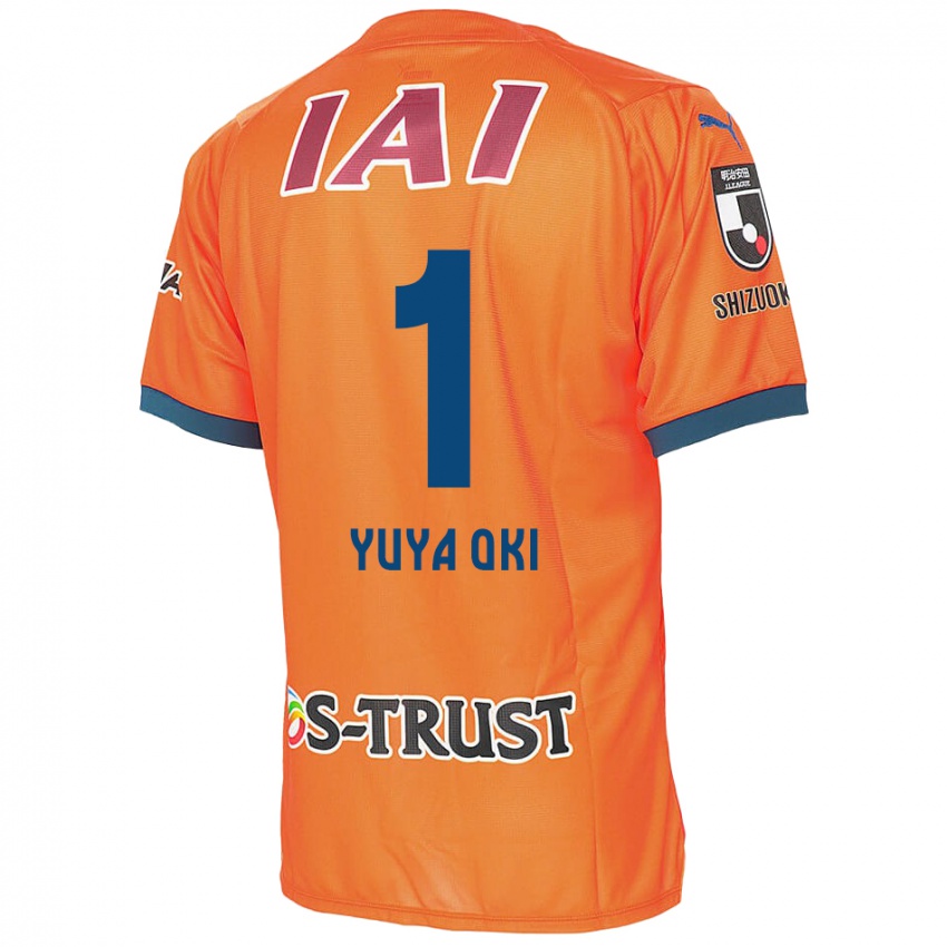 Niño Camiseta Yuya Oki #1 Naranja Azul 1ª Equipación 2024/25 La Camisa Chile