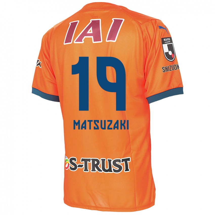 Niño Camiseta Kai Matsuzaki #19 Naranja Azul 1ª Equipación 2024/25 La Camisa Chile