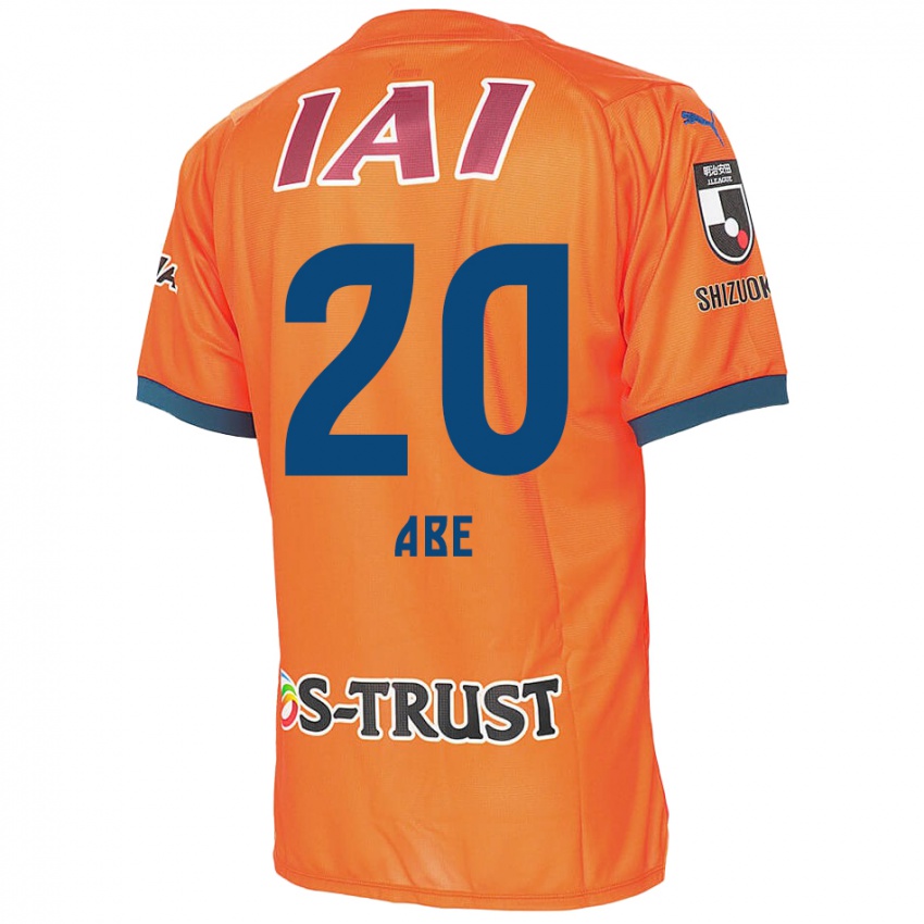 Niño Camiseta Ryoya Abe #20 Naranja Azul 1ª Equipación 2024/25 La Camisa Chile